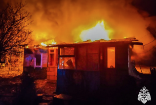 Стали известны подробности ночного пожара в Кардымовском округе Смоленской области