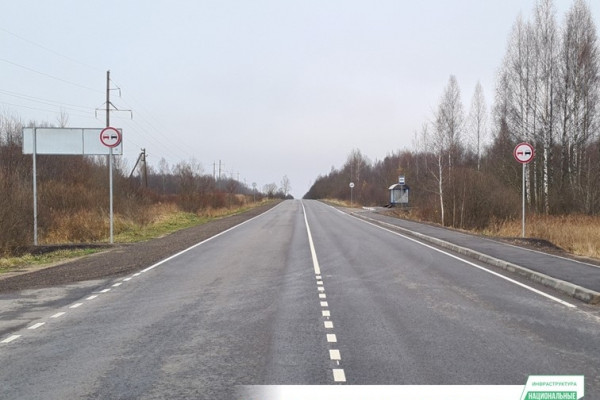 «Смоленскавтодор» завершил ремонтные работы на опорной транспортной сети в Демидовском округе