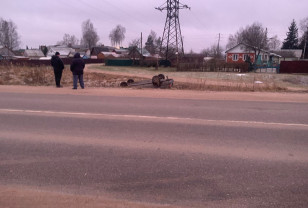 В Рославльском округе отечественная легковушка сбила подростка и опрокинулась на крышу