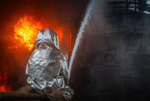 В Вяземском округе пожар уничтожил частный жилой дом