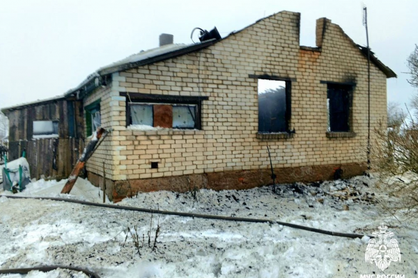 В Руднянском округе произошёл смертельный пожар