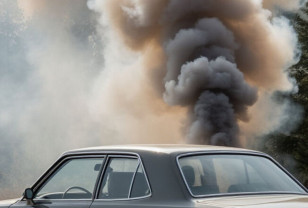 В Смоленске загорелся легковой автомобиль