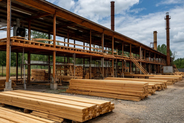 Ярцевский фанерный завод ежегодно перерабатывает 30 тысяч кубометров древесины