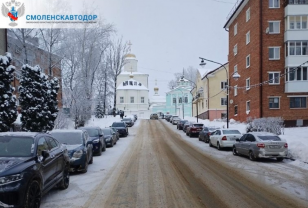 В Смоленске расчищены от снега улицы Тухачевского и Козлова