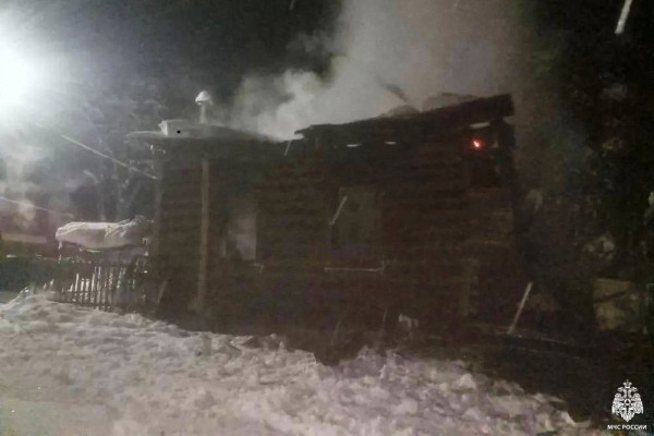 Пожар в Смоленской области уничтожил дом многодетной семьи