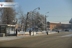 Более 9 тысяч кубометров снега вывезли за ночь с улиц Смоленска