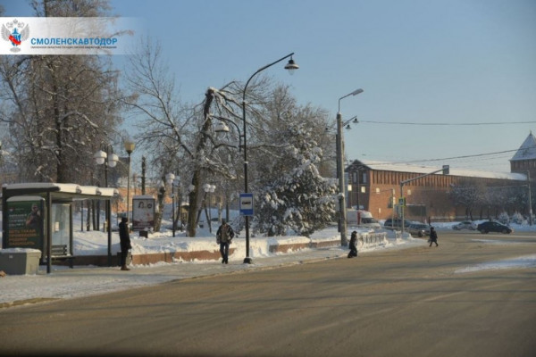 Более 9 тысяч кубометров снега вывезли за ночь с улиц Смоленска