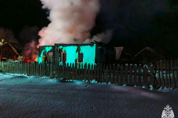 Пожар в Руднянском округе унёс жизнь пожилой женщины