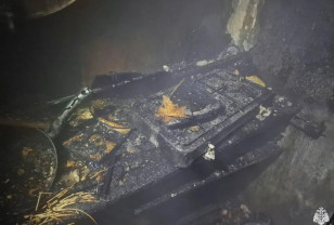 Оставленная без присмотра плита стала причиной пожара в Смоленске