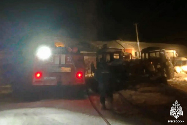 Смоленское МЧС спасло от пожара 20 коров