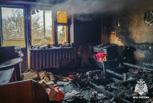 53-летняя женщина погибла в результате пожара в городе Рудня