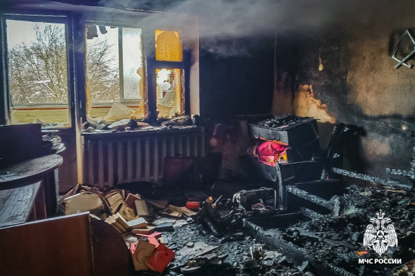 53-летняя женщина погибла в результате пожара в городе Рудня