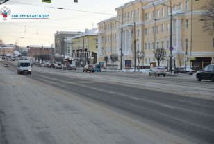 3762 куб. м снега вывезено в Смоленске минувшей ночью