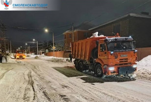 В Смоленске за выходные вывезли более 19 тысяч кубометров снега