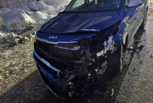 В Смоленске на улице Ново-Московская столкнулись Kia и Skoda