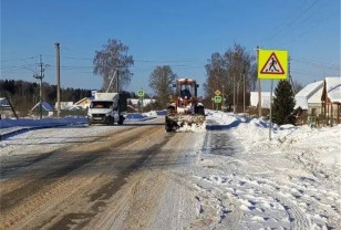 «Смоленскавтодор» продолжает работу по зимнему содержанию автодорог