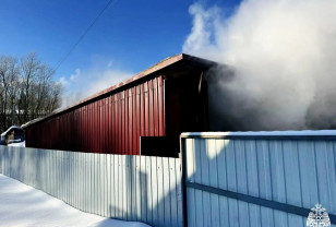 В Рославле предотвратили серьёзный пожар в гараже