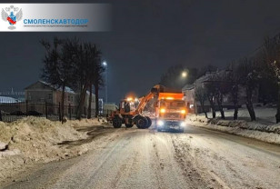 В Смоленске вывезли более 15 тысяч кубометров снега за выходные