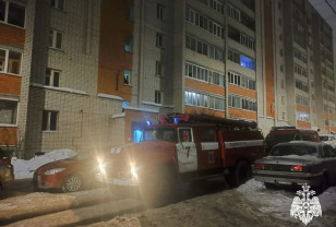 Пожар на балконе в Смоленске: из-за обогревателя для цветов эвакуировали 10 человек