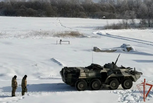 В Смоленской области прошли сборы наводчиков БТР 