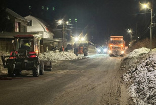 5440 кубометров снега вывезено за сутки в Смоленске