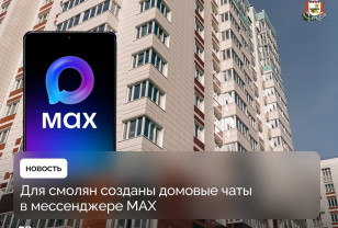 Четыре тыс. домовых чатов зарегистрировано в Смоленской области в мессенджере MAX