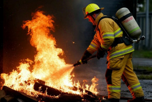 В посёлке Монастырщина произошёл пожар в продовольственном магазине