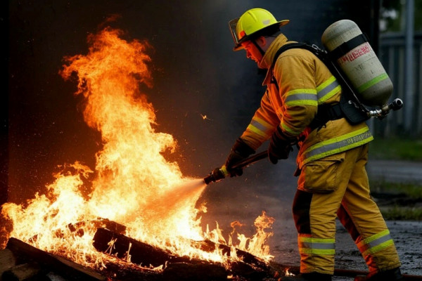 В посёлке Монастырщина произошёл пожар в продовольственном магазине