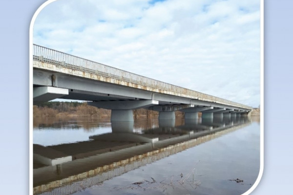 В Хиславичском округе отремонтируют мост через реку Сож