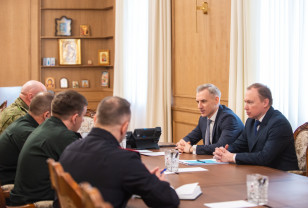 В Смоленске прошла встреча губернатора и первого замкомандующего Центрального округа Росгвардии 