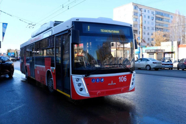 В Смоленске открыли новый троллейбусный маршрут с тестовым расписанием