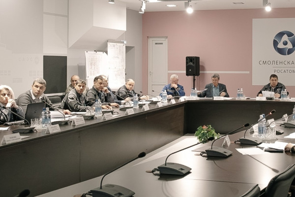 На площадке строительства Смоленской АЭС-2 прошёл выездной штаб с участием руководства застройщика и генерального подрядчика