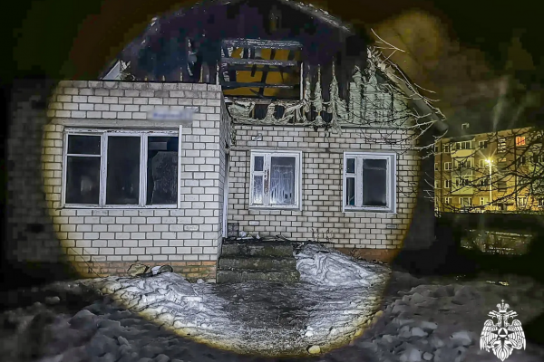 В Рославле супружеская пара погибла при страшном пожаре