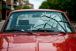 В Смоленске на проспекте Гагарина столкнулись две легковушки