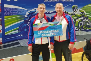 В Смоленской области ветераны спецоперации осваивают новые для себя виды спорта