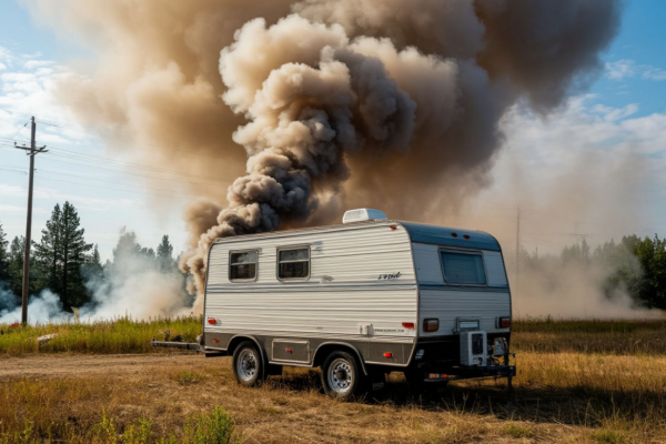 В Смоленске на стройплощадке вспыхнул пожар