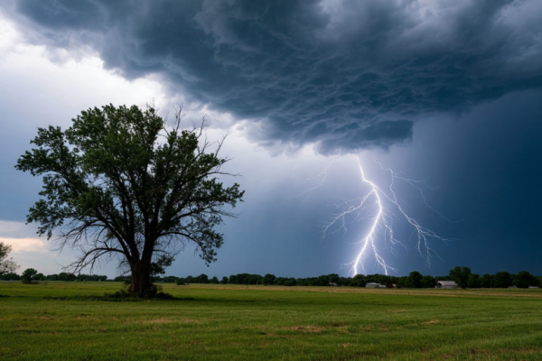 В Смоленской области ожидается гроза с порывами ветра до 15 м/с 