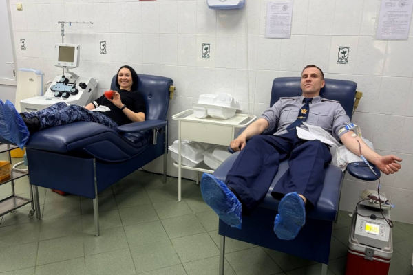 Сотрудники УФСИН сдали кровь в рамках Национального дня донора