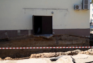 Началось возведение пристройки для Смоленского Камерного театра 