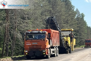 Стартовал ремонт дороги Ершичи — Шумячи — Хиславичи