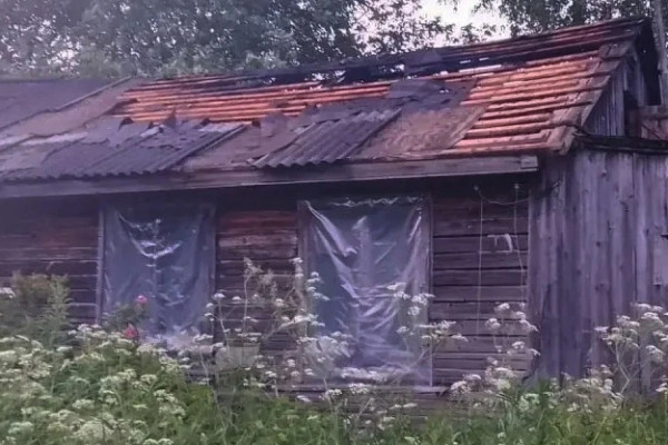 В деревне Никитье Сычёвского округа горел частный жилой дом
