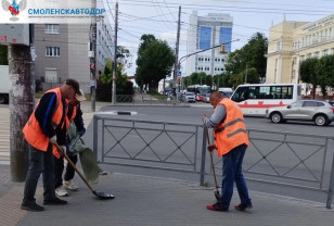 В «Смоленскавтодоре» рассказали о запланированных работах по уборке областного центра