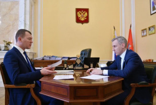 Василий Анохин поздравил с Днём рождения Министра спорта России Михаила Дегтярёва