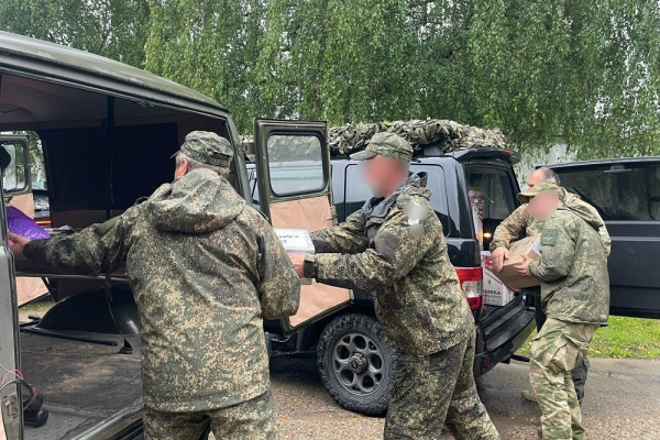 Смоленские волонтёры отправили гуманитарку отряду «БАРС‑Смоленск»
