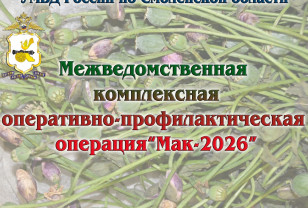 Операция «Мак-2026» стартовала в Смоленской области