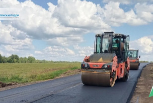В Смоленском округе ремонтируют дорогу Р-120 — Рожаново — Высокий Холм