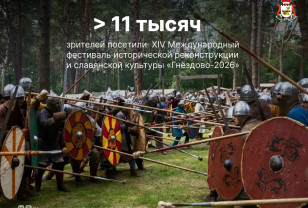 11 тыс. человек побывали на фестивале «Гнёздово-2026»