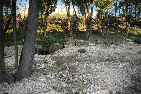 В Смоленске зафиксировано дальнейшее развитие оползневых процессов