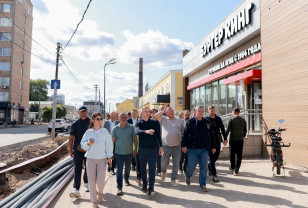 Василий Анохин проинспектировал ход ремонта Колхозной площади