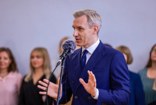 Василий Анохин встретил новый учебный год в гимназии имени Н. М. Пржевальского